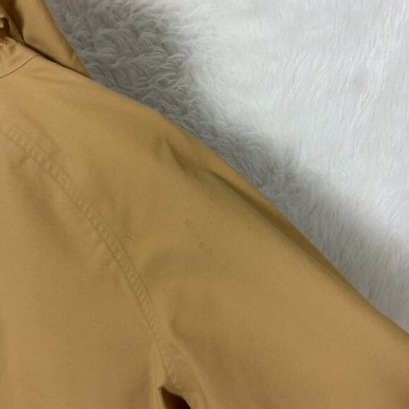 Topo Designs Mens Beige Tan 3L Tech Trench Rain Coat Raincoat S - Picture 6 of 9